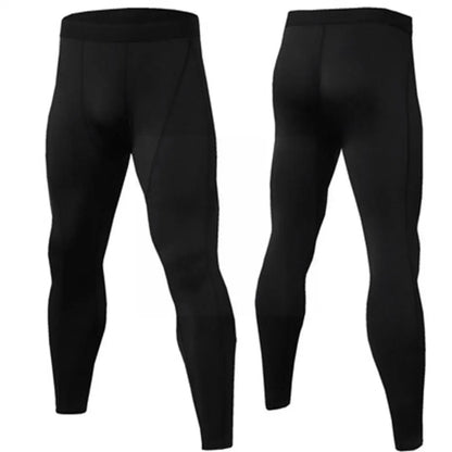 Panaltón Hombres de compresión apretado Leggings Running Deportes Hombre Workout Pantalones Pantalones Jogging Seco Yoga Pantalones Quick Fitness Formación B7h5