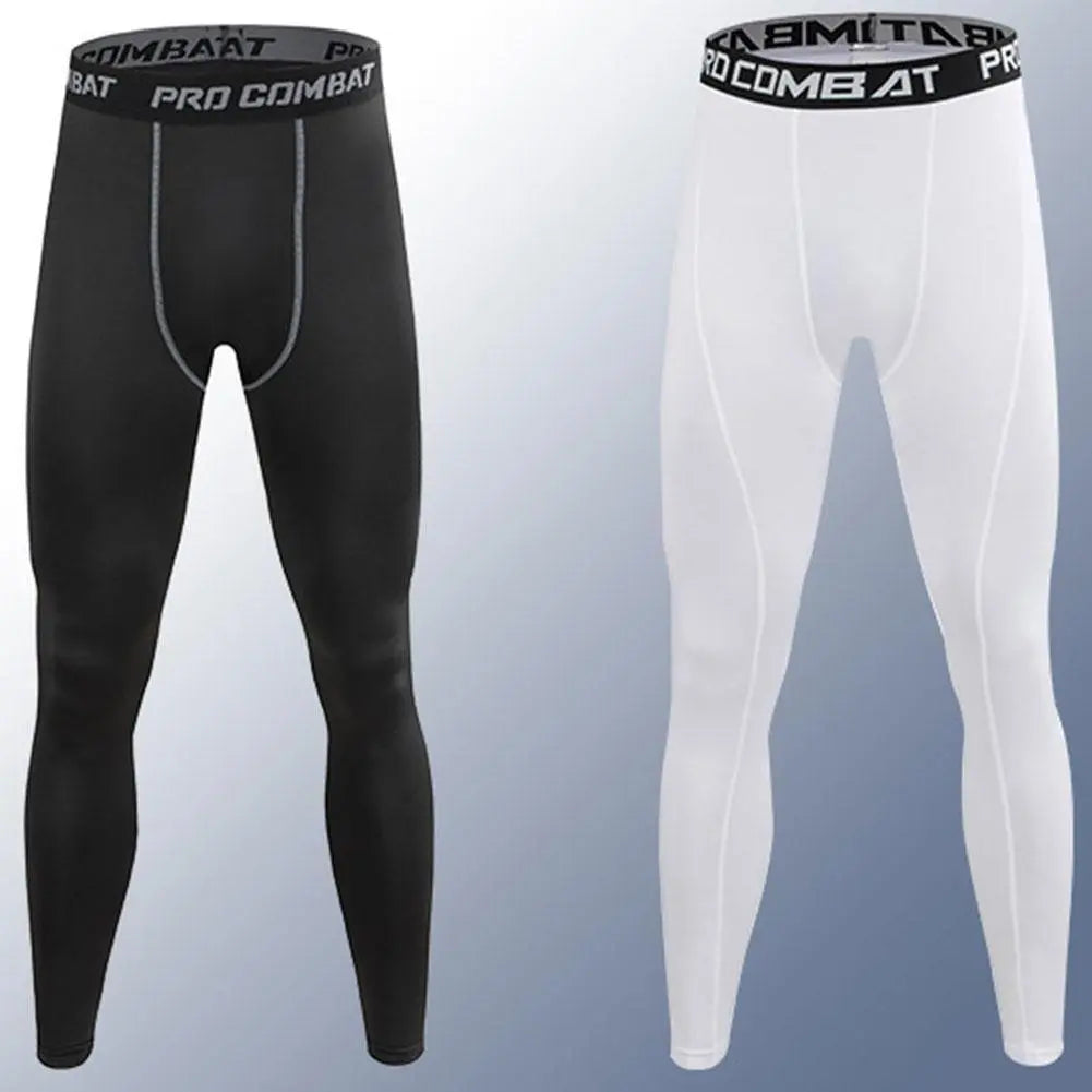 Panaltón Hombres de compresión apretado Leggings Running Deportes Hombre Workout Pantalones Pantalones Jogging Seco Yoga Pantalones Quick Fitness Formación B7h5