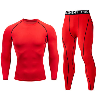 Ropa interior térmica de secado rápido para hombre Ropa deportiva de compresión para correr Mallas de baloncesto Gimnasio Fitness Jogging Sportswe