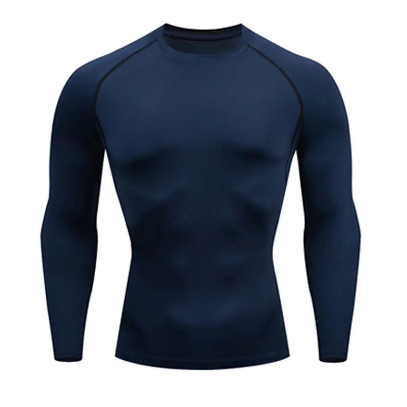 Ropa interior térmica de secado rápido para hombre Ropa deportiva de compresión para correr Mallas de baloncesto Gimnasio Fitness Jogging Sportswe