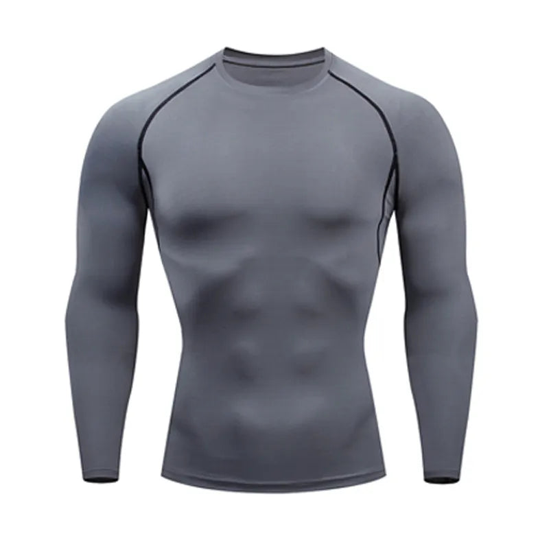 Ropa interior térmica de secado rápido para hombre Ropa deportiva de compresión para correr Mallas de baloncesto Gimnasio Fitness Jogging Sportswe