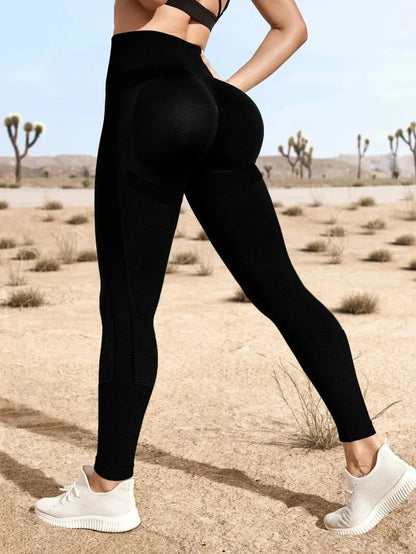 Pantalones de mujer 2 piezas Yoga Legging Entrenamiento sin costuras Cintura alta Butt Liftings Athletic Leggings