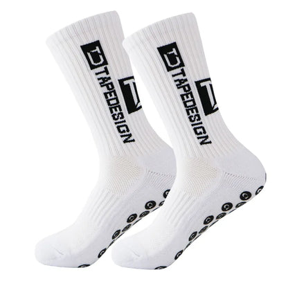 Calcetines  Antideslizante de Fútbol Hombres Mujeres Antideslizante Fútbol Baloncesto Tenis Deporte Calcetines Grip Ciclismo Montar Calcetines 38-45