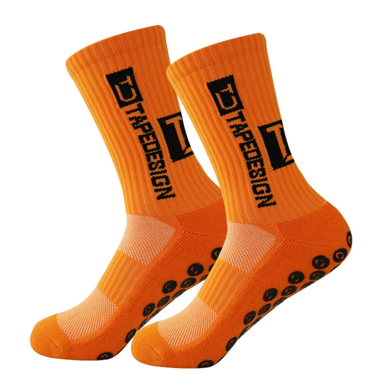 Calcetines  Antideslizante de Fútbol Hombres Mujeres Antideslizante Fútbol Baloncesto Tenis Deporte Calcetines Grip Ciclismo Montar Calcetines 38-45