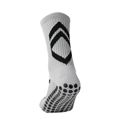 Calcetines  Antideslizante Fútbol Hombres Sport Grips Crew Calcetines Ciclismo Running Calcetines